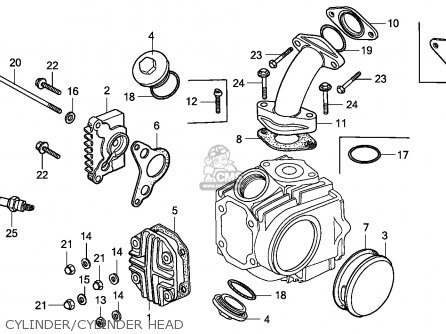Honda st70 parts list #4