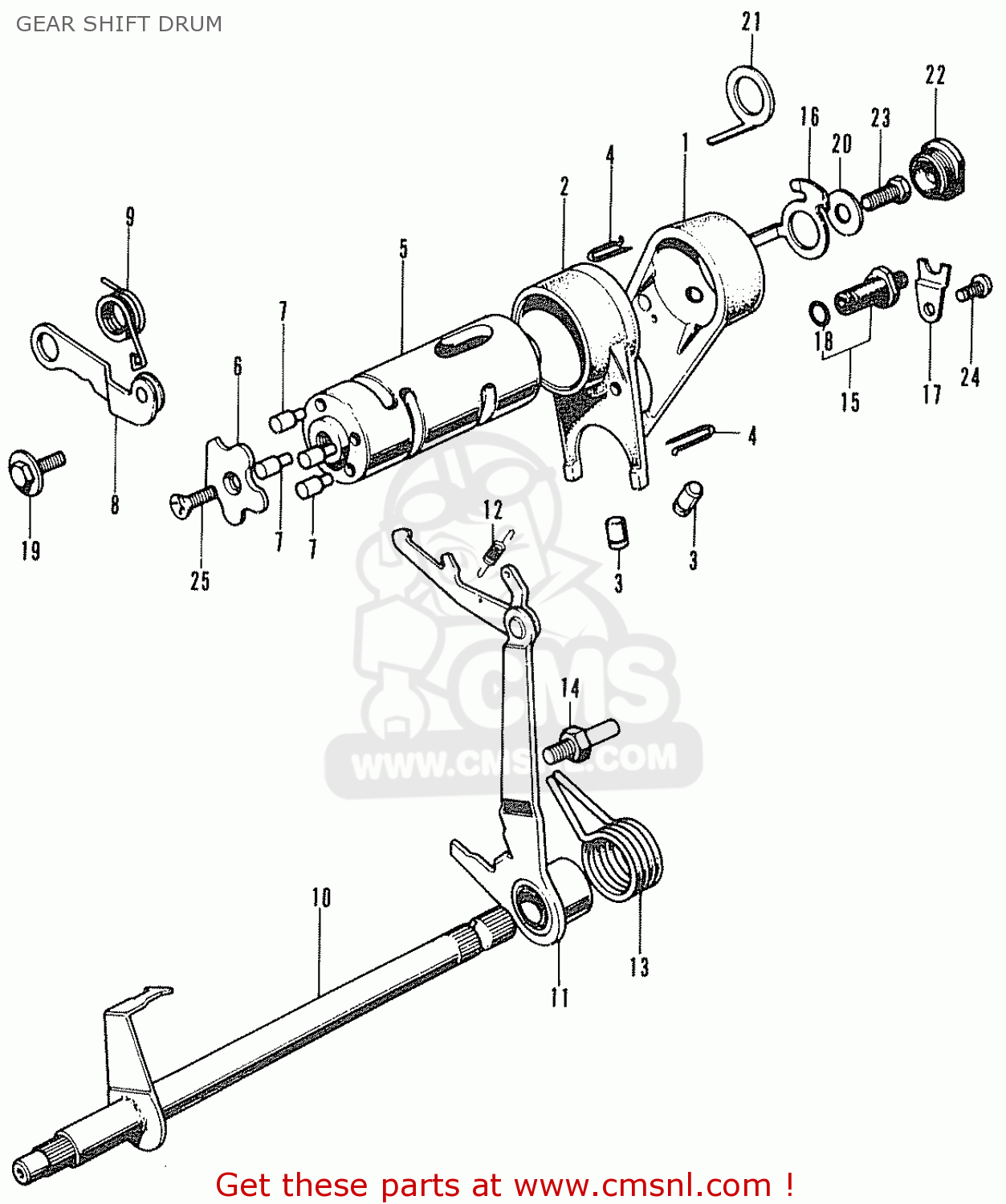 Honda St Dax General Export Type Gear Shift Drum Buy Gear Shift