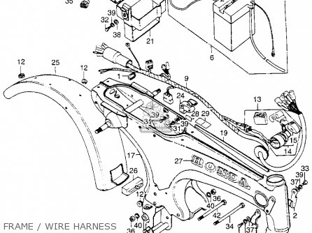 1973 Honda st90 wiring diagram