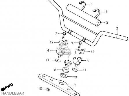 Honda tr200 engine gaskets #4