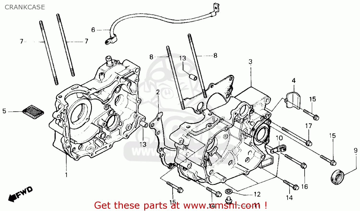1987 Honda fourtrax 125 parts #3