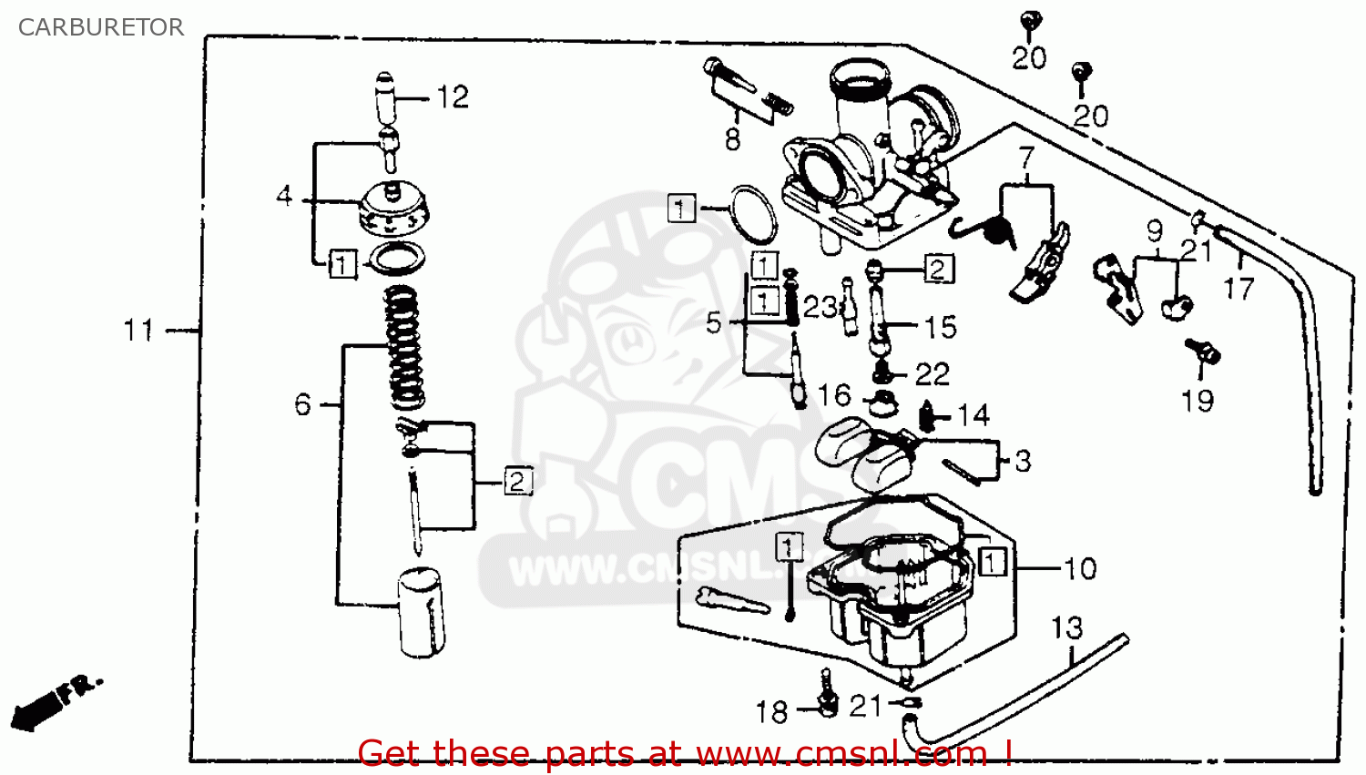 1984 Honda trx 200 carburetor #6