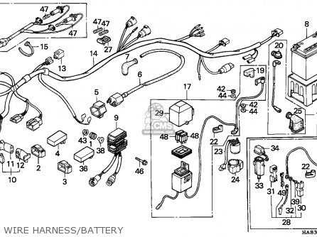 Honda fourtrax 250 wiring #2