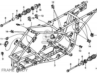 Honda 250 recon brake parts #1