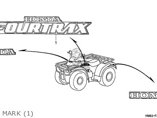 1999 Honda recon 250 parts #7