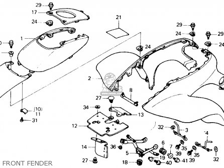 1991 Honda 250x parts #4