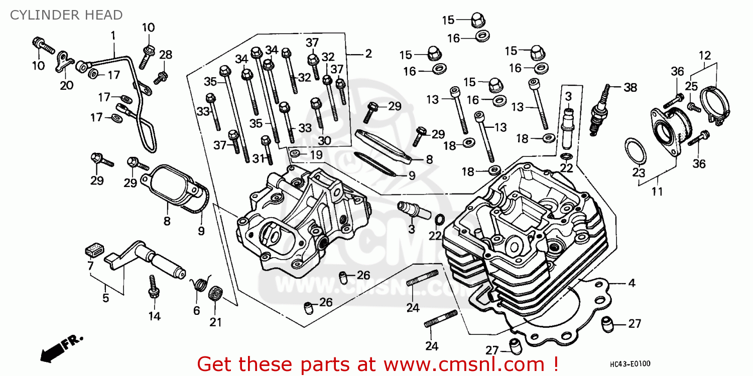 1989 Honda trx300 fourtrax parts #3