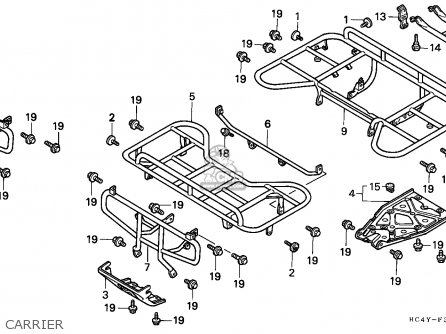 1992 Honda trx300 parts #4