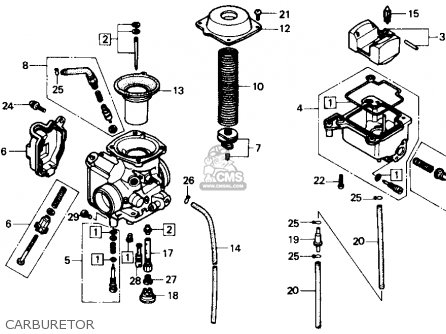 Honda 300 carburetor schematics #3