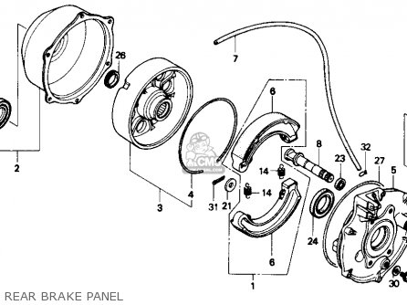 Honda fourtrax brake diagram #5