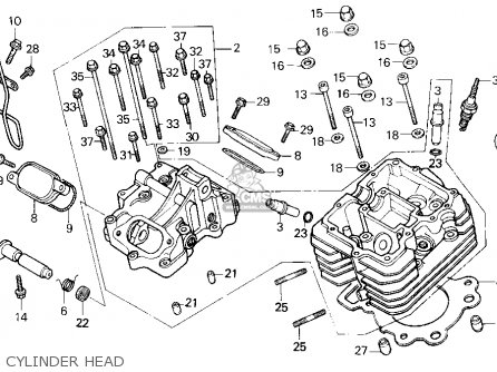 1992 Honda trx 300 parts #6