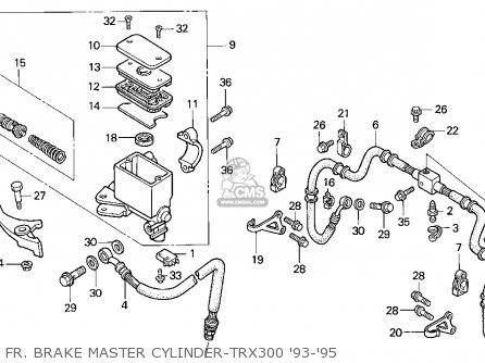 1993 Honda 300 fourtrax parts #6