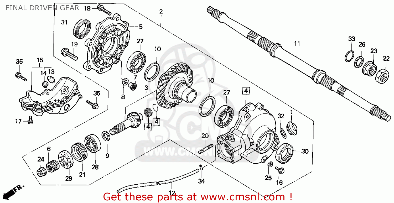 1989 Honda fourtrax online microfiche diagrams #3