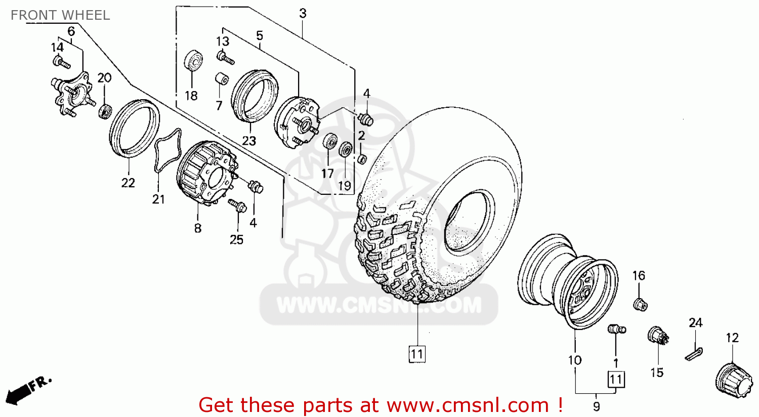 Parts for a 1995 honda fourtrax #2