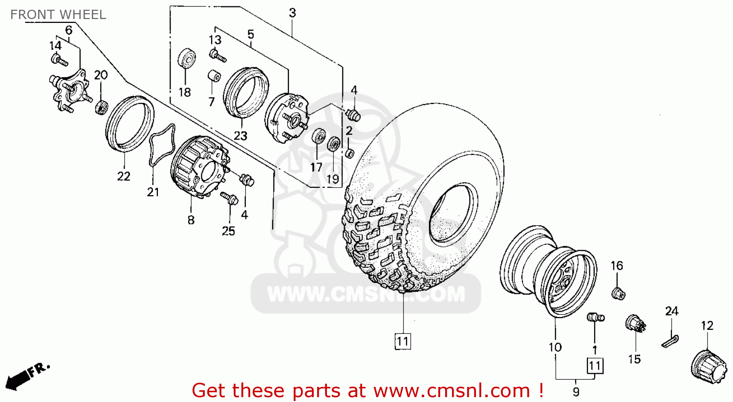 300 Fourtrax honda part #3