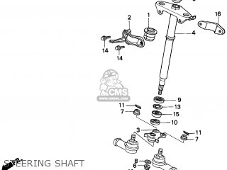 1996 Honda 300 fourtrax steering bushing #5