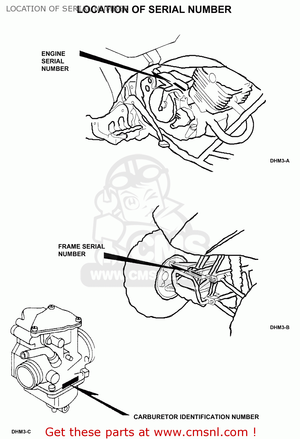 Honda quad chassis number #3