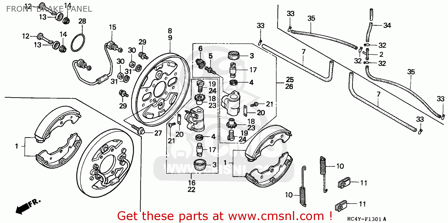 1995 Honda trx300fw parts #3