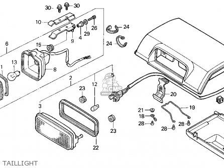 1992 Honda trx 300 parts #7