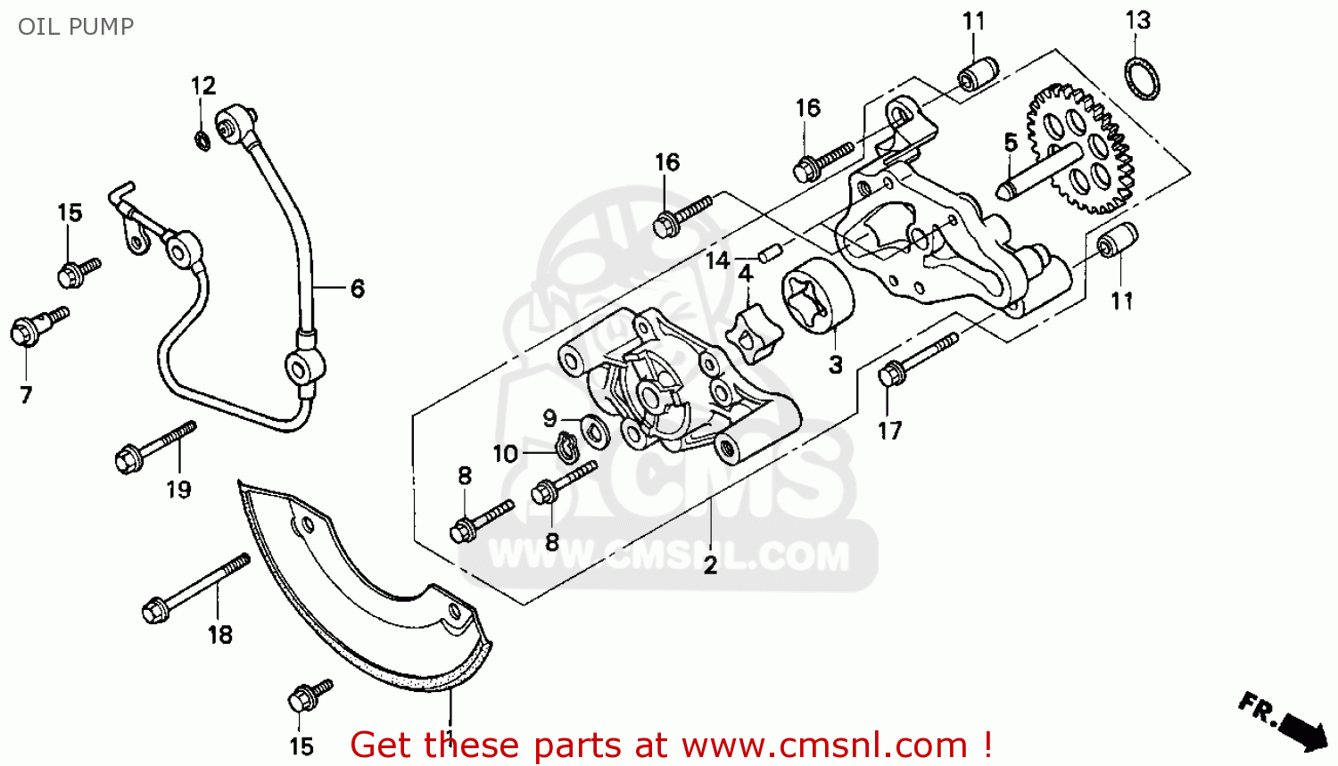 Honda fourtrax 300 exploded view #3