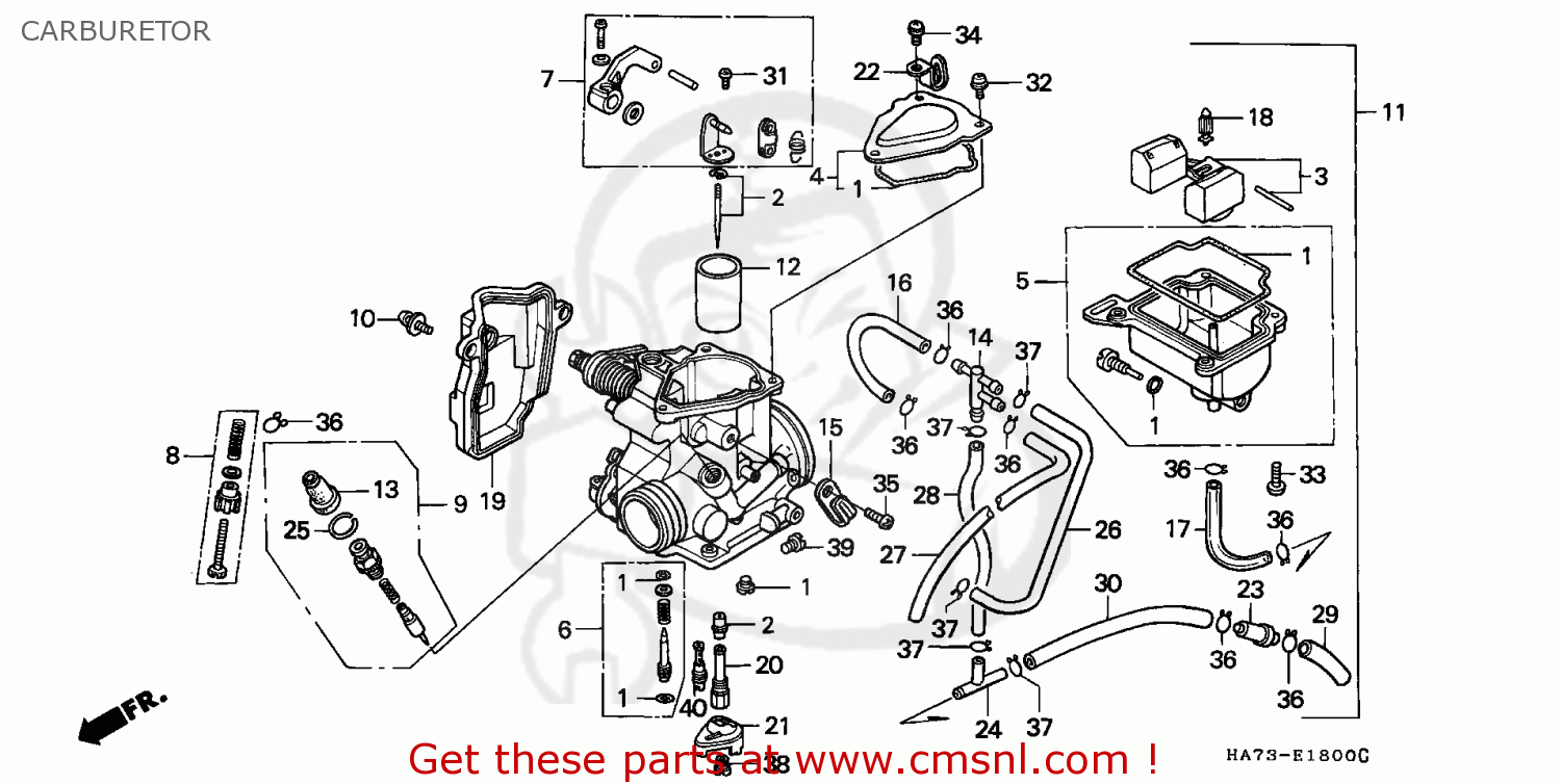 1986 Honda fourtrax 350 wiring diagram #3