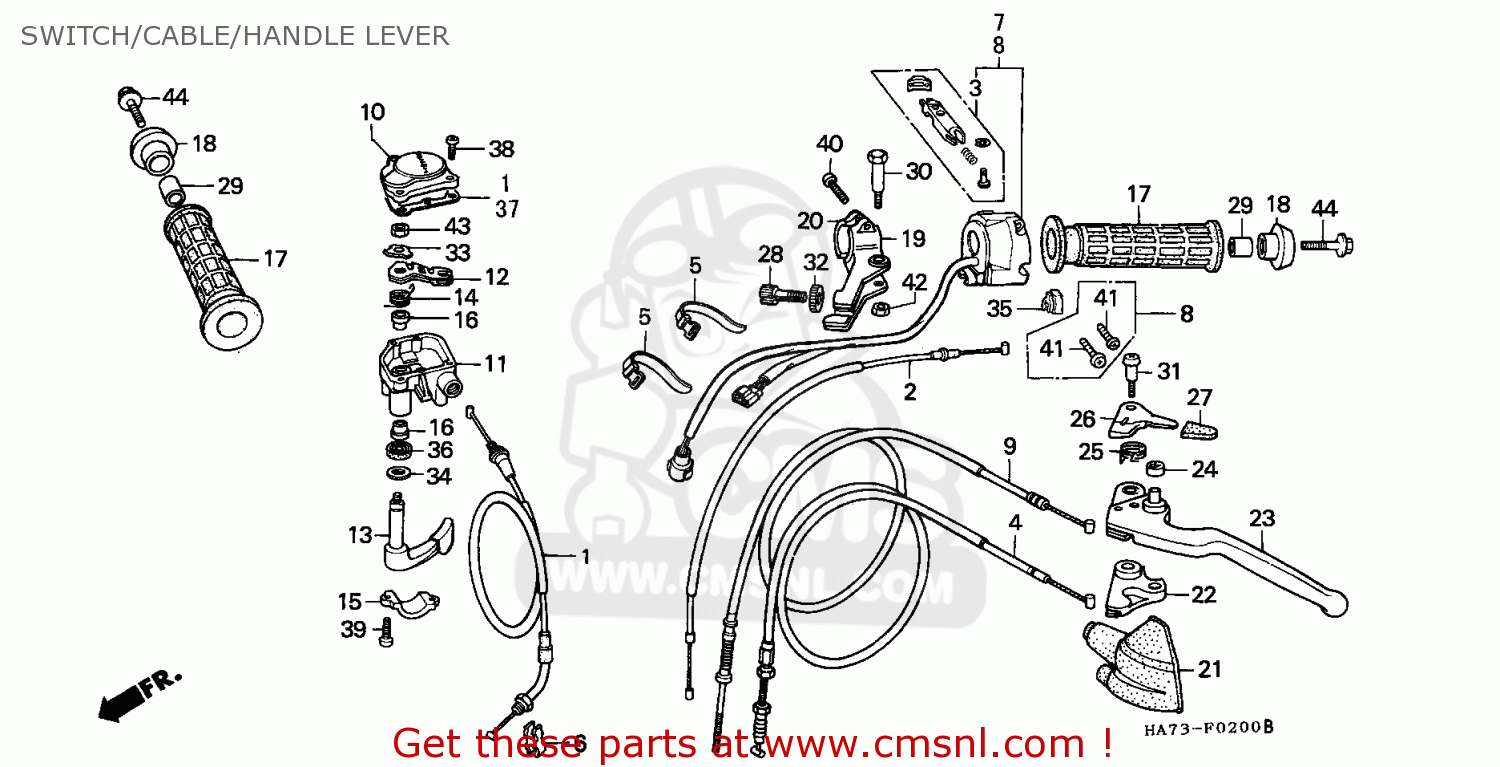 Honda trx 350 parts list #2