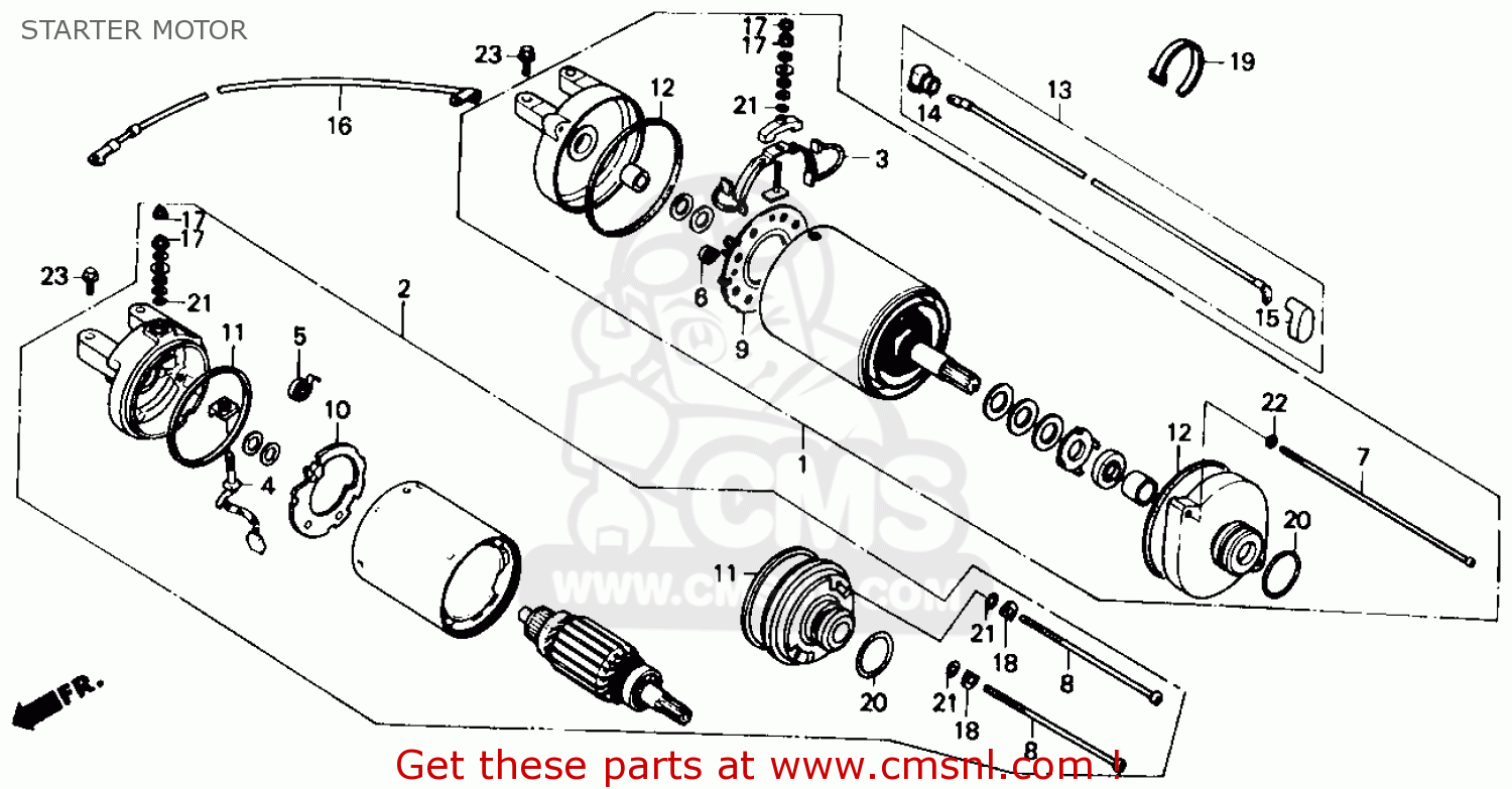 1986 Honda fourtrax parts list