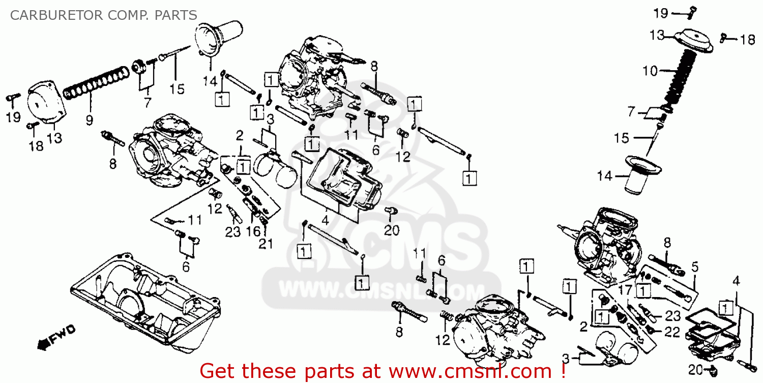 Honda vf1000f interceptor parts #6