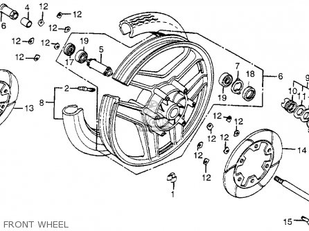 1984 Honda vf1000f interceptor parts #2