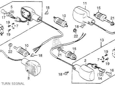 Honda Vf1100c V65 Magna 1983 (d) Usa parts list ... wiring diagram for 84 honda magna 