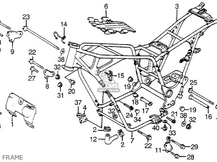 Carburator diagram of 1984 honda v65 sabre #3