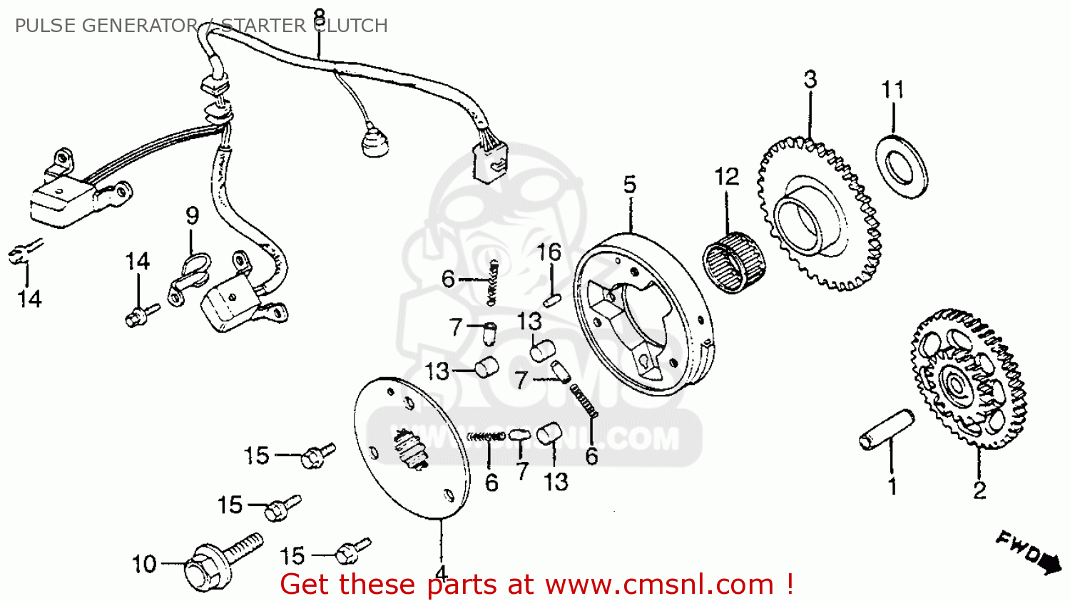 Carburator diagram of 1984 honda v65 sabre #6