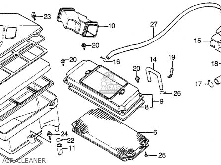 Honda v65 1985 air filter #6