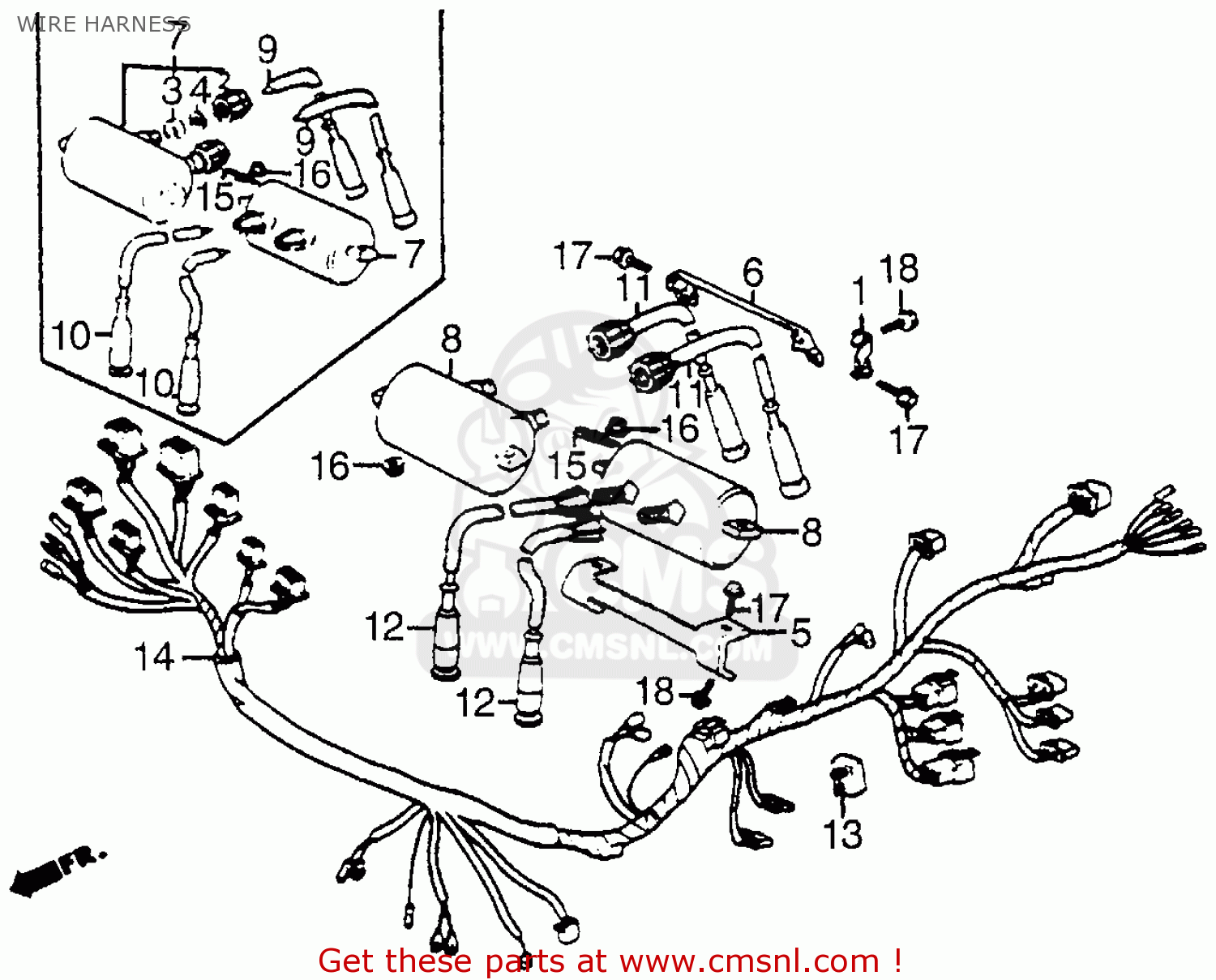 Honda magna v30vf500c fuel schematic #6