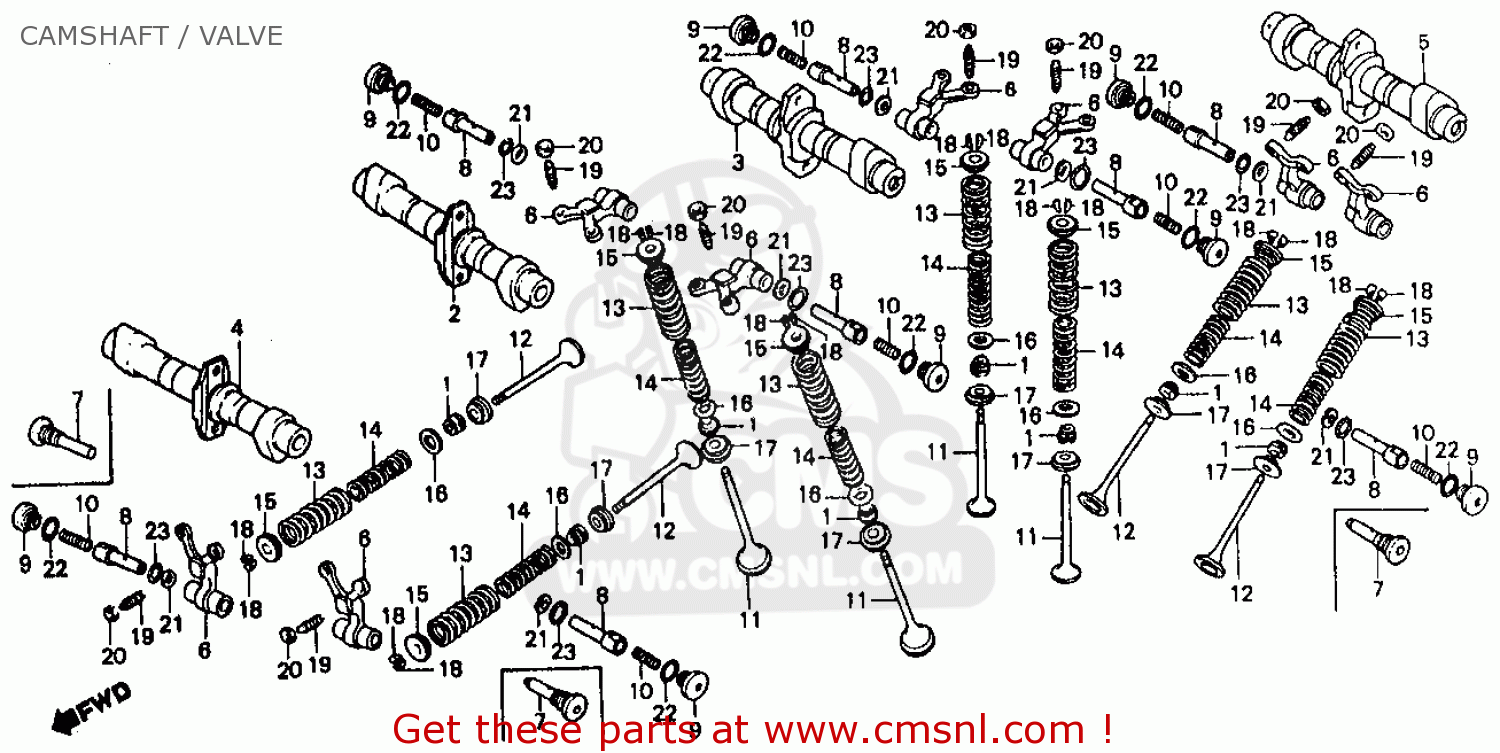 Honda vf 500 spare parts #2