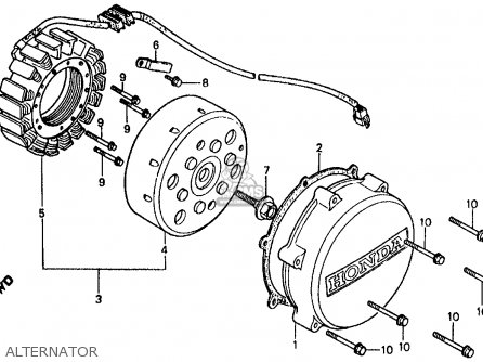 1985 Honda interceptor 500 parts #5
