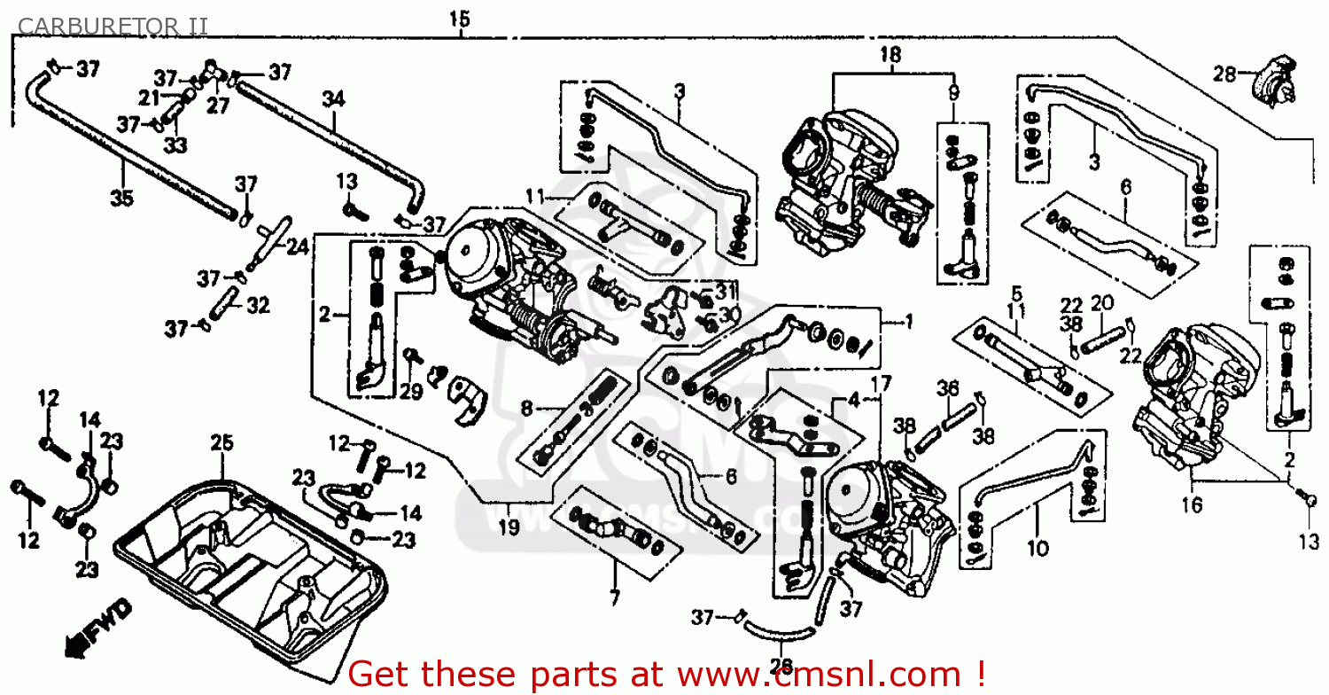 Honda intercepter 500 wireing diagram #2