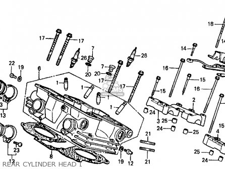 1985 Honda interceptor 500 parts #4