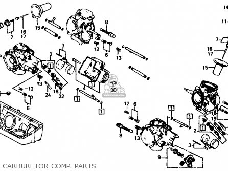 1984 Honda magna carburetor parts #4
