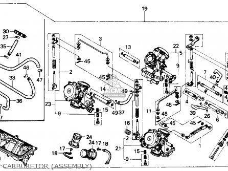 1987 Honda magna carburetor #7