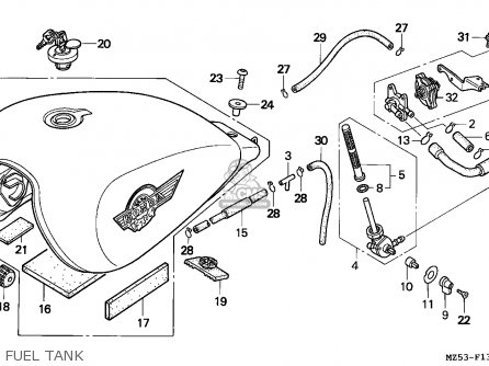 1994 Honda magna 750 parts #4