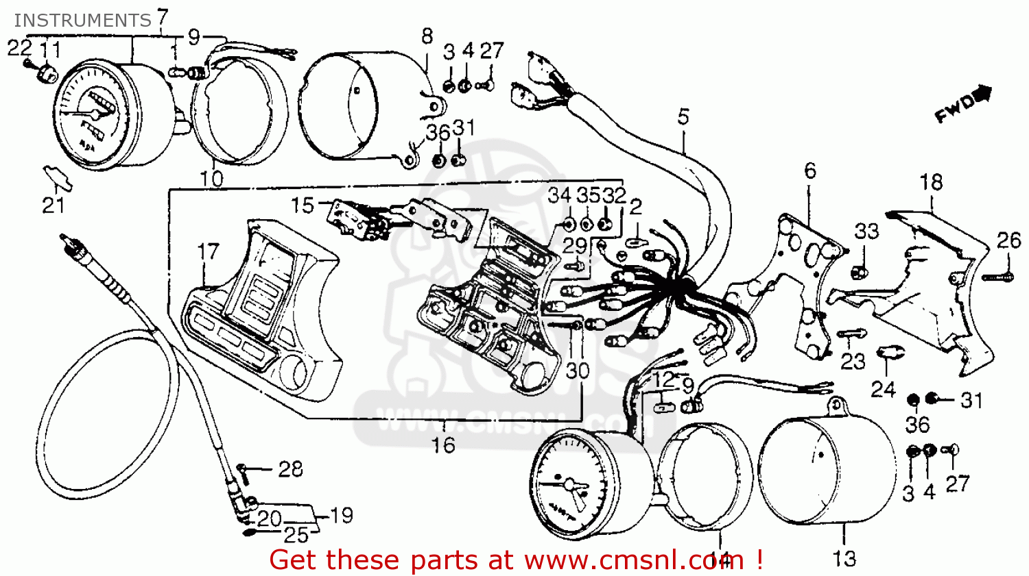 1983 Honda v45 parts #5