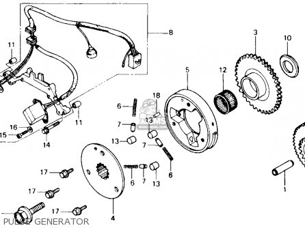 Pulse generator honda magna