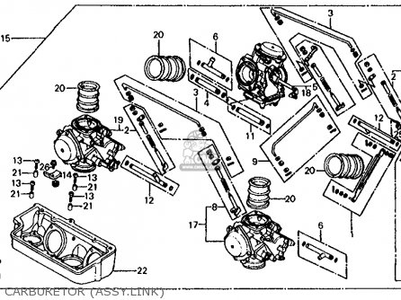 Honda v45 sabre carburetor #1