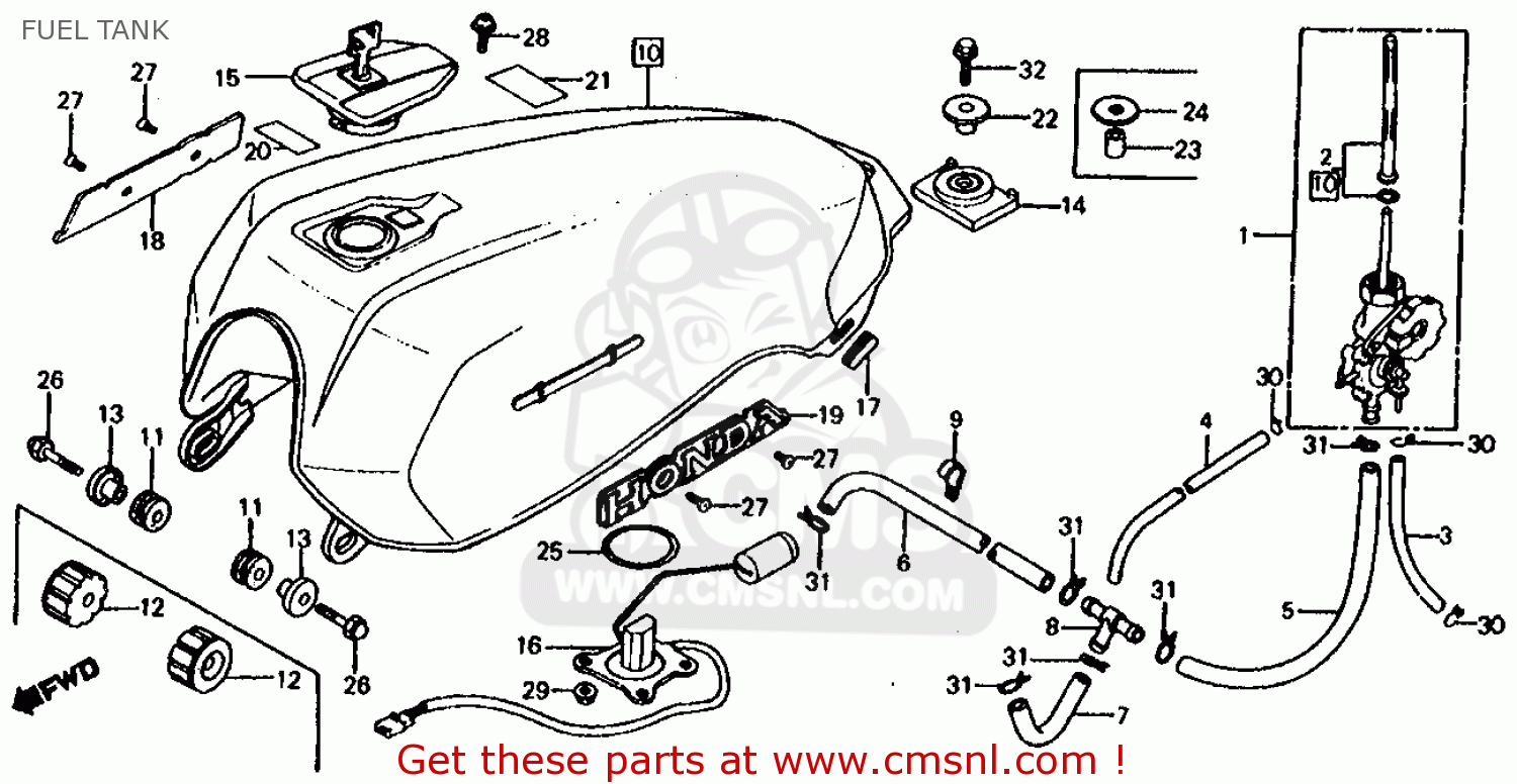 1982 Honda sabre parts #3