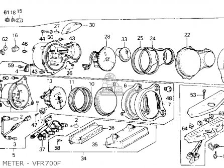 1986 Honda vfr700f parts #5