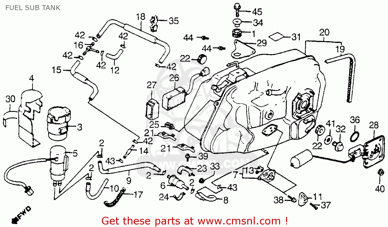 1986 Honda shadow 1100 parts breakdown #2