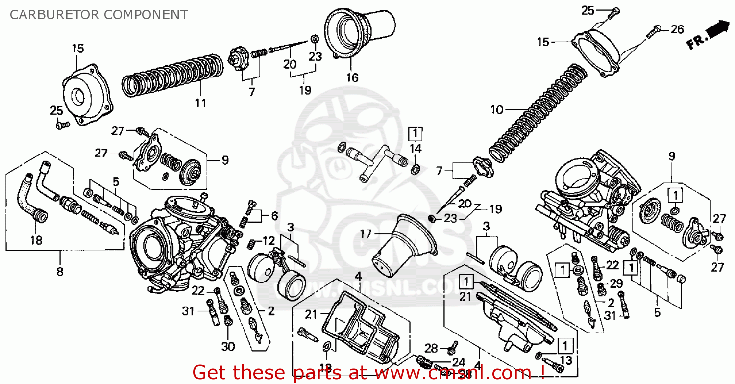 big image of Carburetor Component schematic