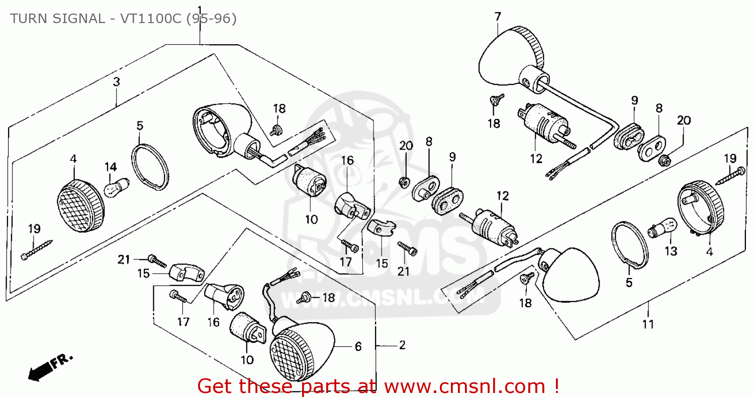 Honda shadow 1100 schematic #7