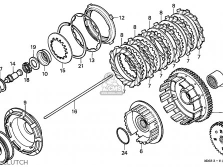 Honda vt1100 parts list #2